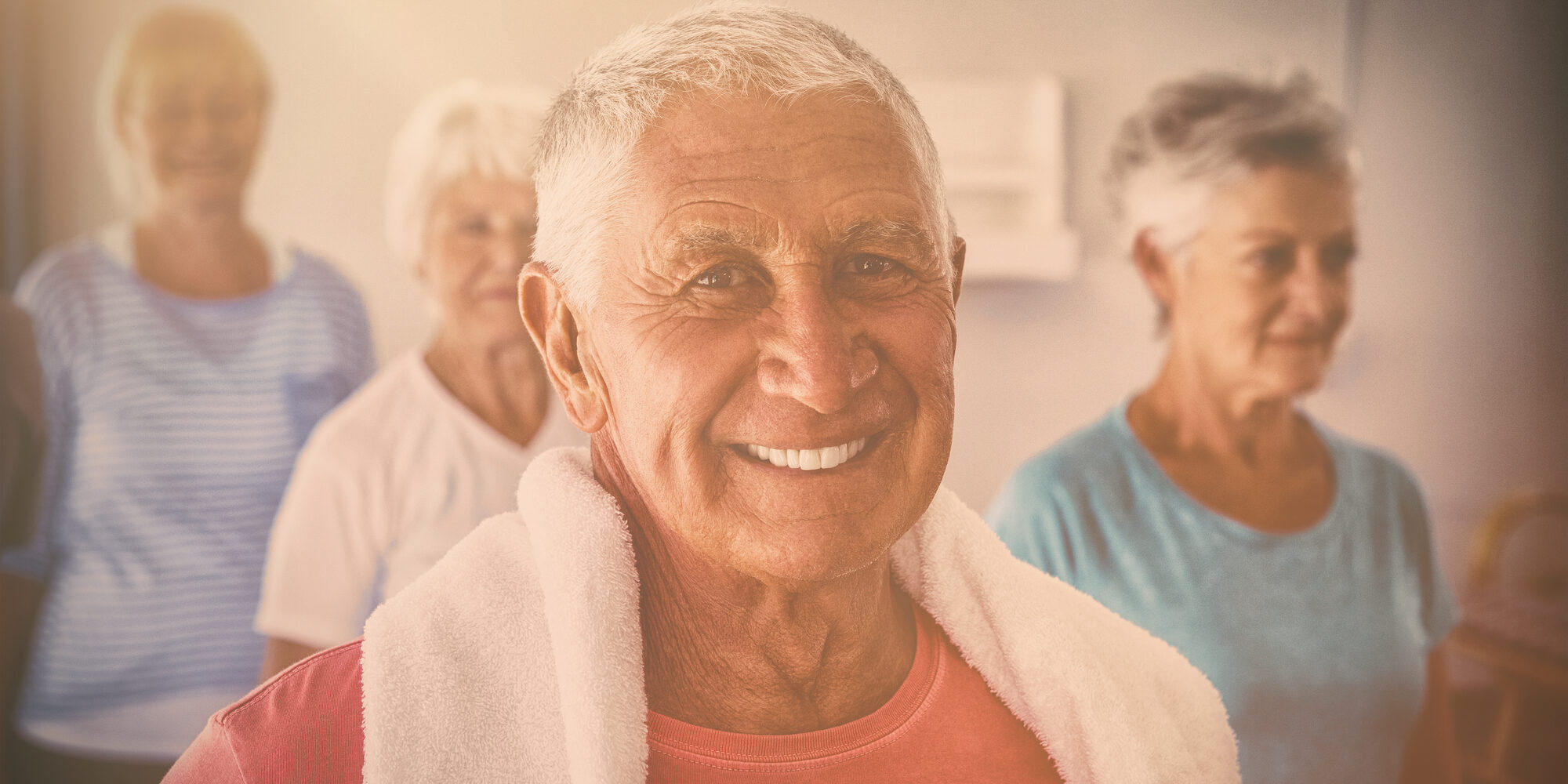 senior woman with a beautiful smile