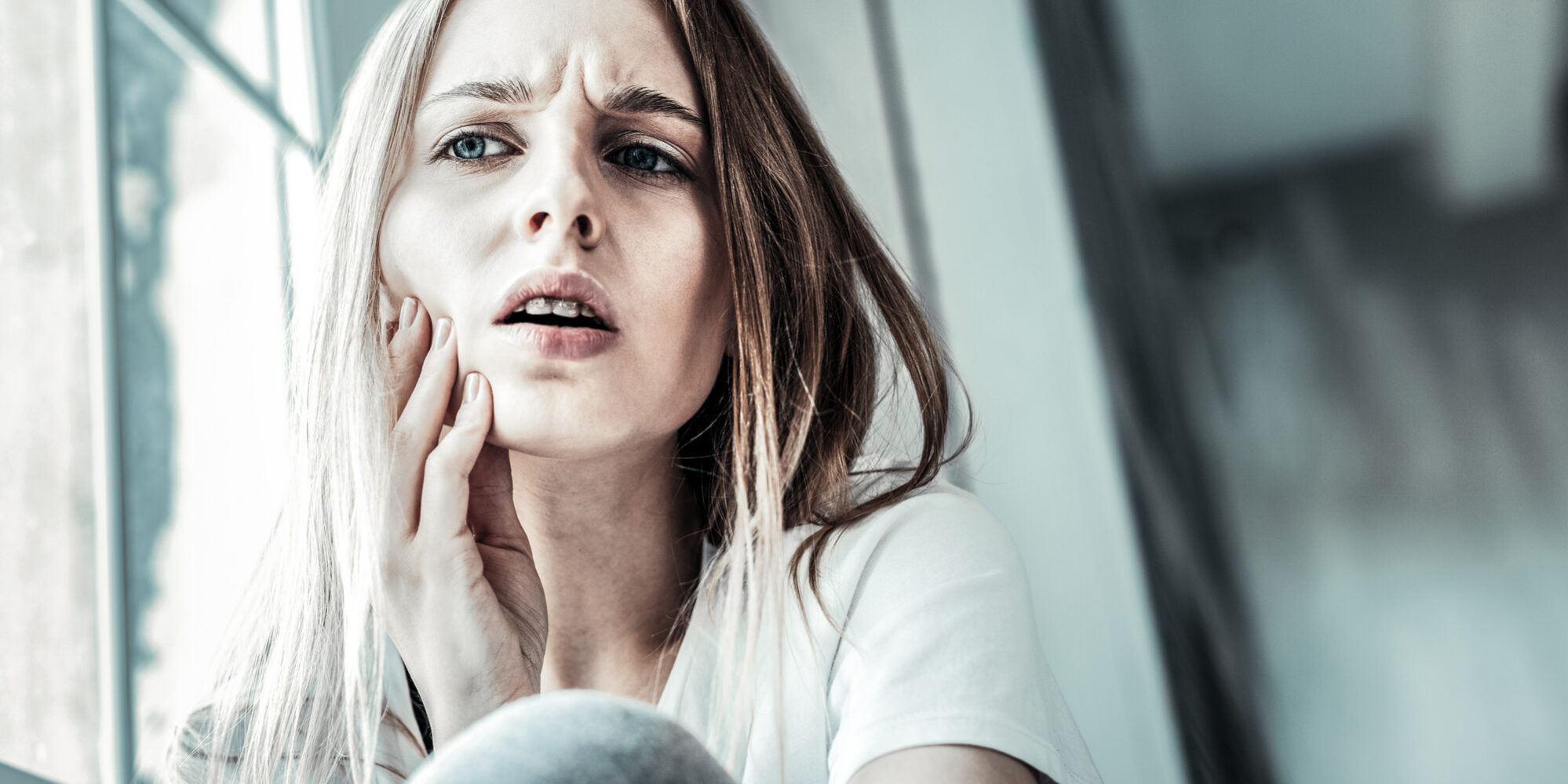 Woman with Toothache