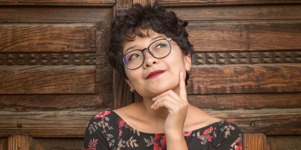 Woman thinking about root canals.