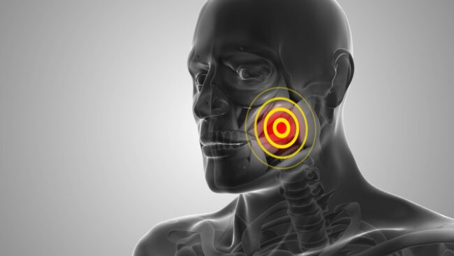 mandible discomfort due to jaw popping