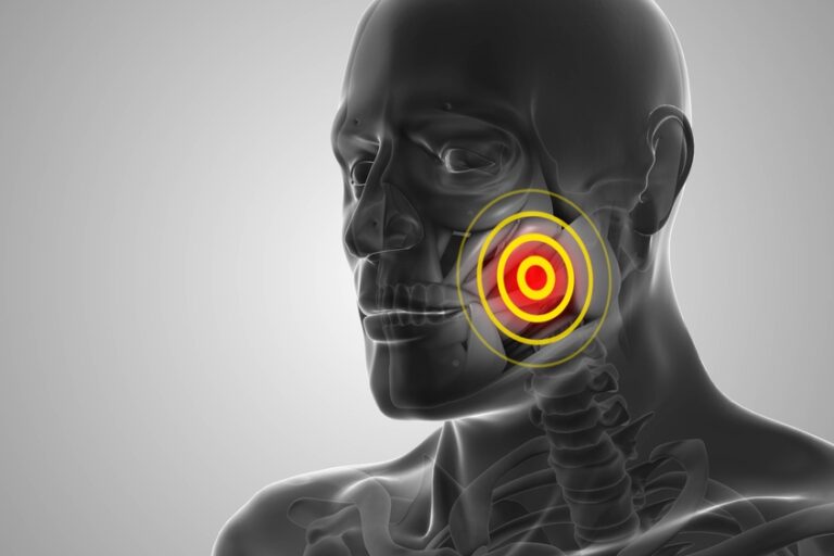 mandible discomfort due to jaw popping